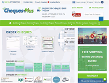 Tablet Screenshot of chequesplus.com